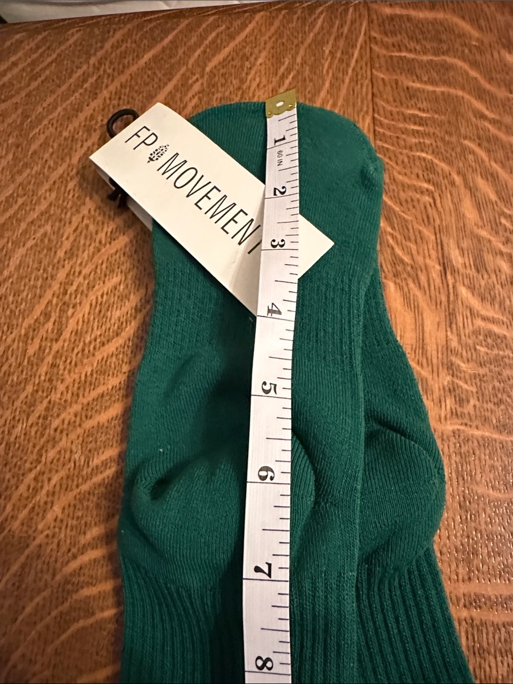 Free People Solid Surprise Butti Green Socks NWT - Picture 11 of 11